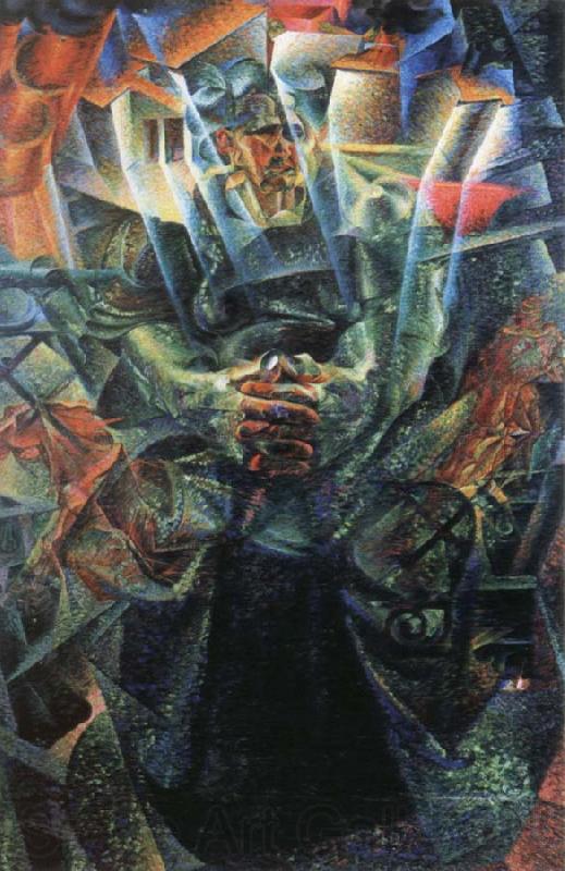Umberto Boccioni materia Germany oil painting art